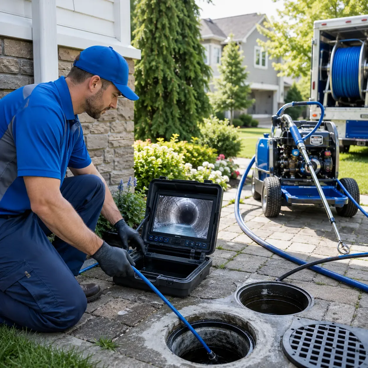 Outdoor drain cleaning professionals serving Naponee, NE